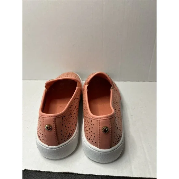 Michael Kors Women Leather Upper Rubber Sole Size 8M Coral - Picture 5 of 8